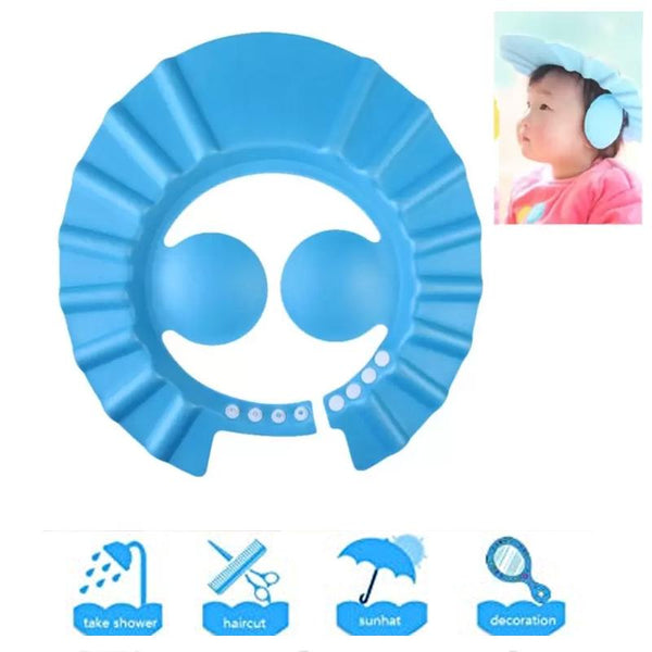 0378 Adjustable Safe Soft Baby Shower cap alizon